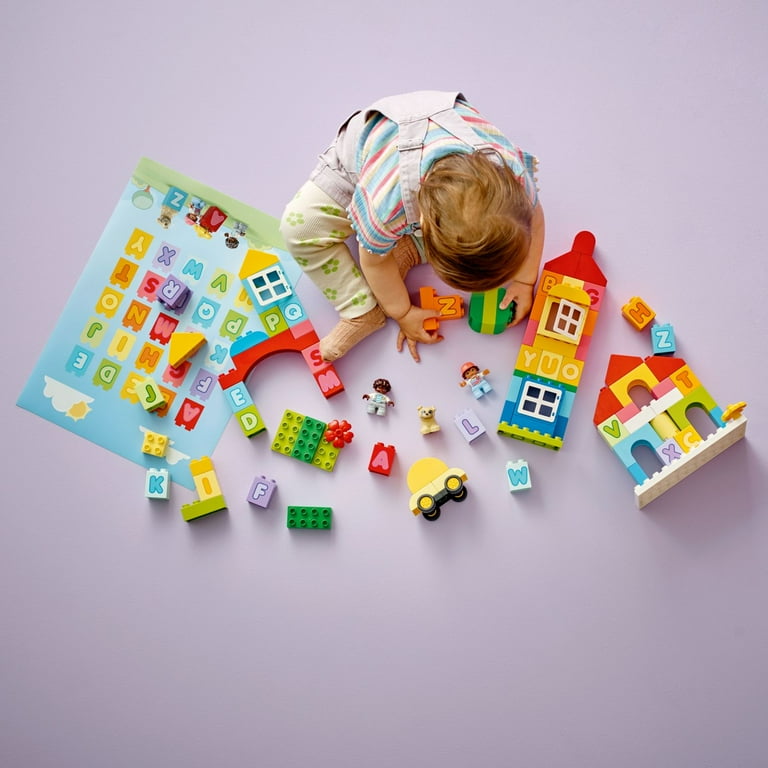 LEGO DUPLO Classic Alphabet Town Toy Set First ABC Blocks for Toddlers Preschoolers 18 Months 10935 Walmart