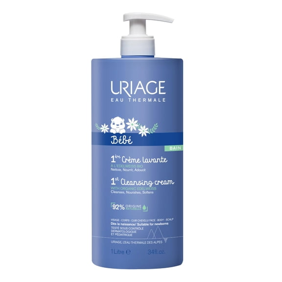 Gel de Baño para Bebé Uriage Orgánico con Edelweiss y Manteca de Karité