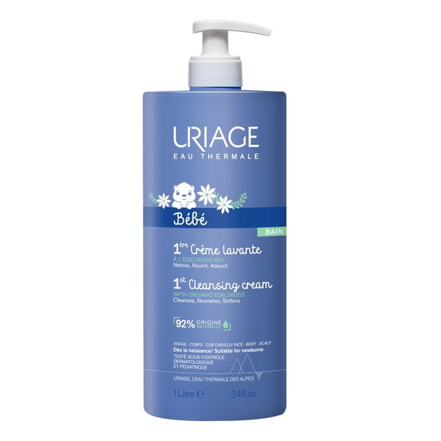 Gel de Baño para Bebé Uriage Orgánico con Edelweiss y Manteca de Karité