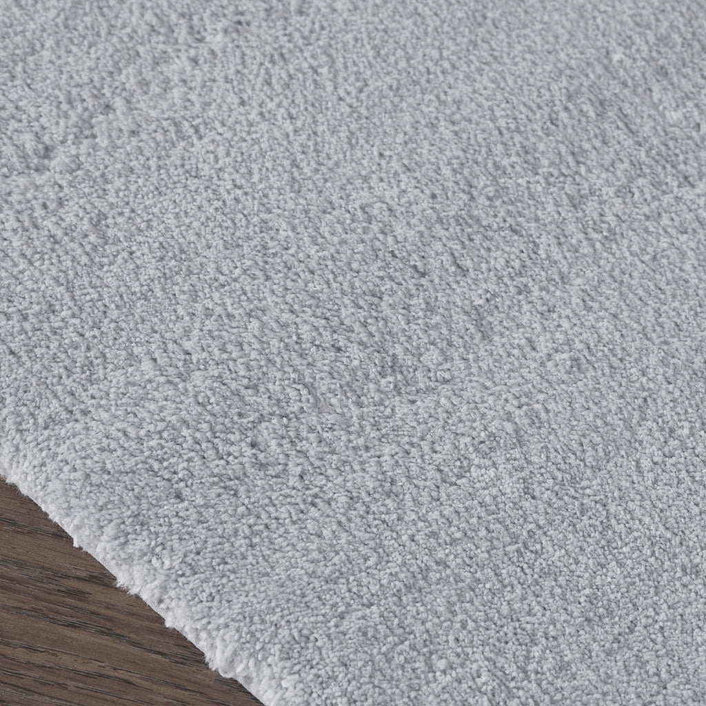 MAYEERTY Soft Polyester Bath Runner Rug, 24" x 72", Grey