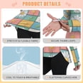 thumbnail image 4 of FORMRS Womens Long Sleeve Shirts UPF 50+ Sun Protection Quick Dry Fishing Hiking Tops, Size S-2XL, Daisy Mosaic, 4 of 8