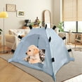 thumbnail image 4 of Outdoor Tent Habitat For Dogs And Cats: Cats Dogs Bed For Indoor Cats Dogs Bed, Cats Dogs Cave Bed, Warm Enclosed Covered Cats Tent,Outdoor Cave Bed House For Cats,Puppy Or Small Pet, 4 of 9