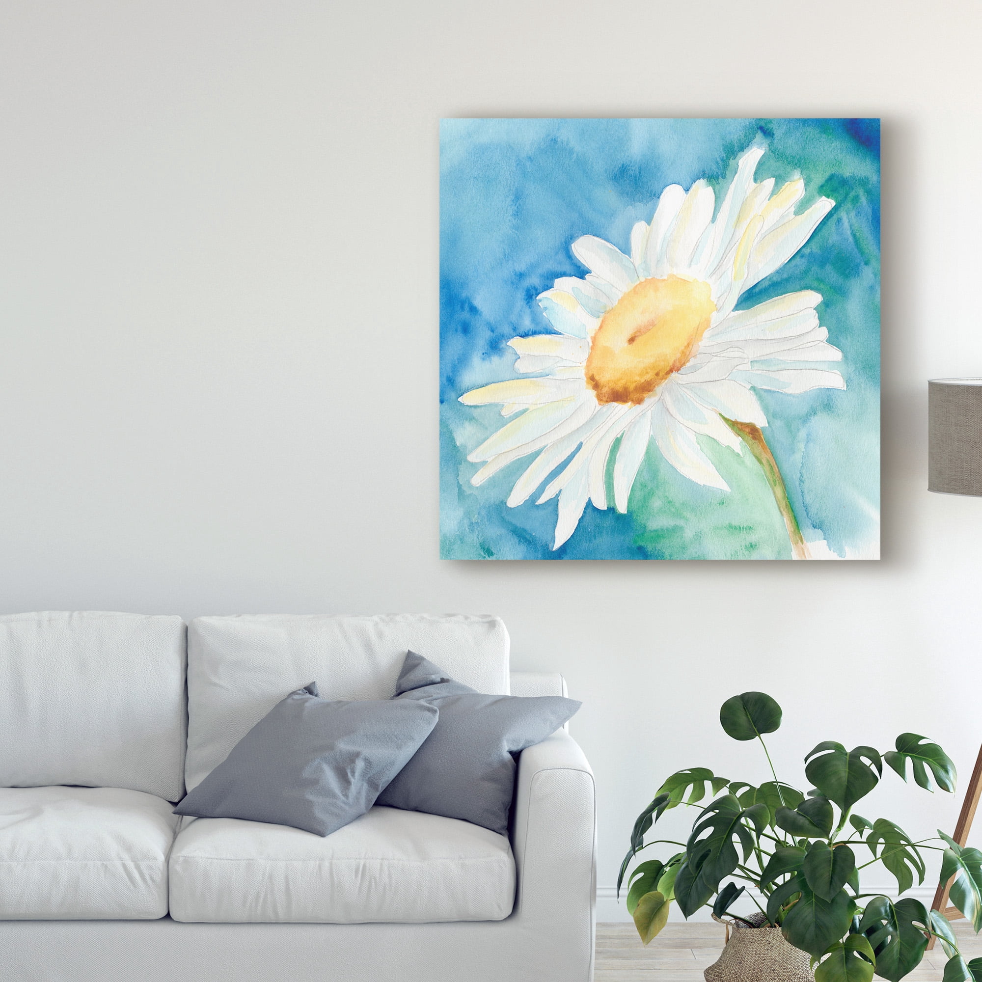 Trademark Fine Art 'Daisy Sunshine I' Canvas Art by Regina Moore