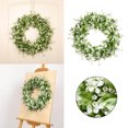Front Porch Decorations Wreath Hook Door Wreath Flower And White Leaves