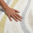 thumbnail image 3 of Addison Rugs Mayfield Premium Machine Washable Transitional Stripes Ivory Runner Rug, 2'3" x 7'6", 3 of 8