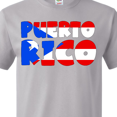 thumbnail image 3 of Inktastic Puerto Rico Flag in Text T-Shirt, 3 of 4