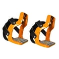 thumbnail image 1 of 2x Estribos para montar a caballo, Silla de montar inglesa de alta resistencia Naranja, 1 of 9