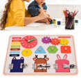 thumbnail image 4 of Jouet de Conseil Occupé, Jouets de Fabrication Exquis Multifonctionnels Conseil Occupé pour les Enfants JQN- Smart Fun Conseil Occupé, 4 of 8