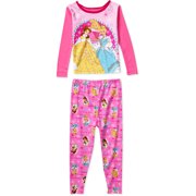 Disney - Toddler Girls' Princess 2-Piece Cotton Pajamas Set