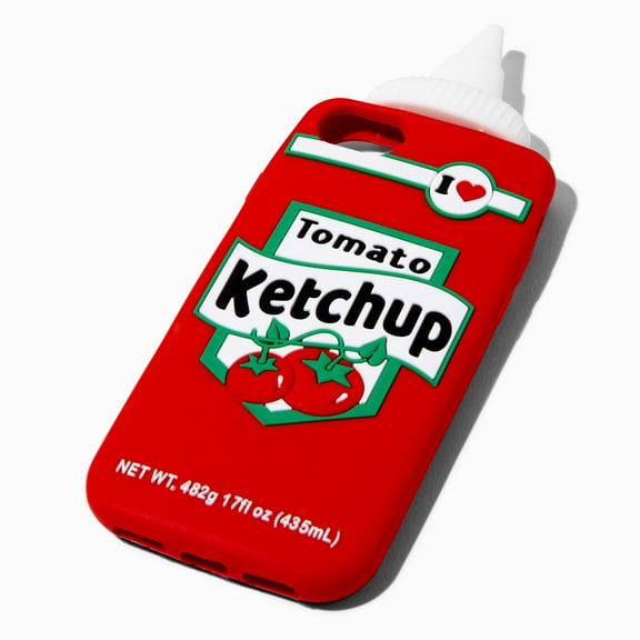 Claire's Ketchup Bottle Protective Phone Case - Fits Apple iPhone® 6/7/8/SE