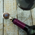 thumbnail image 3 of Geometric Triceratops Dinosaur Aztec Mayan Style Wine Bottle Stopper, 3 of 8