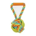 thumbnail image 3 of Durable 8 Inch Interactive Dog Rope Tug Toy Dual Material Teeth Cleaning (Full Set - All 3 Toys), 3 of 7