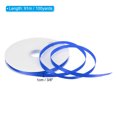 thumbnail image 2 of Uxcell 3/8" W x 100 Yards Polyester Satin Ribbon, Perfect for Craft Wedding Decor Party Hair Bow, Blue, 2 of 6