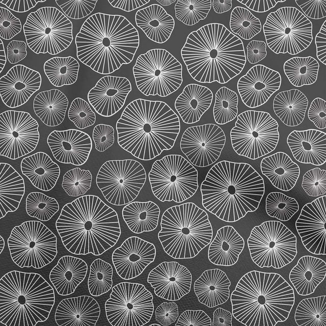 oneOone Cotton Silk Dark Gray Fabric Abstracts Sewing Craft Projects Fabric Prints By Yard 42 Inch Wide