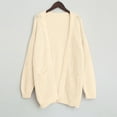 thumbnail image 5 of Vedolay Women's Cardigans Casual Lightweight Knit Cardigan Sweaters of Female White,2XL, 5 of 5