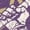 HEATHER PURPLE, variant on Thor - Norse Hammer - Youth Girls Fitted Short Sleeve T-Shirt