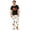 Style 84, variant on Matching Family Halloween Pajamas Set Skeleton Skull Crew Neck Spooky Pjs Witch Hat Bat Horror Wide Leg Loungewear, Men:L