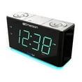 Emerson SmartSet Alarm Clock Radio with Bluetooth Speaker, USB Charger