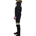 thumbnail image 2 of Riflessi Men's Athletic Sports Casual 2 Piece Color Block Tracksuit Hoodie Jogger Pants Sweatsuit Set (Black/Sand/Olive, S), 2 of 4