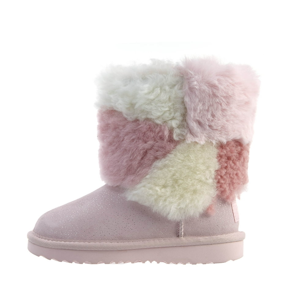 UGG - Ugg Classic Short Patchwork Fluff Toddlers Style : 1095009t-BPNK