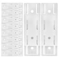 thumbnail image 3 of Arborister 10PCS Power Strip Fixator Holders Wall Socket Extension Stand (White), 3 of 11