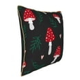 thumbnail image 2 of Kll Amanita Mushroom Decorative Throw Pillow Covers Velvet Soft For Couch Sofa Bedroom Living Room Outdoor -18"X18", 2 of 8