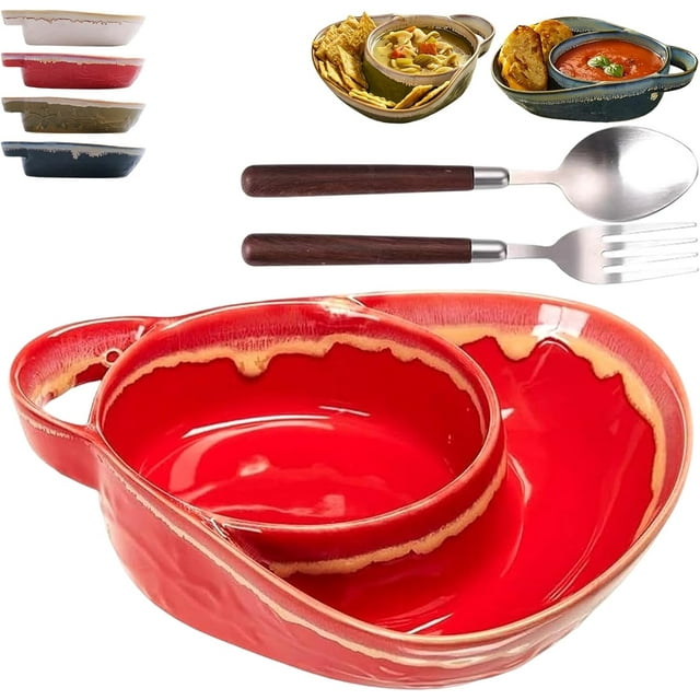 Soup And Sandwich Bowl, 2026 New Soup And Sandwich Plate Combo Stoneware Dual Compartment Soups Side Bowl Set Breakfast Cookies Bread Salad Fruits Home Restau Soup And Sandwich Bowl, 2026 New Soup And Sandwich Plate Combo Stoneware Dual Compartment Soups Side Bowl Set Breakfast Cookies Bread Salad Fruits Home Restau