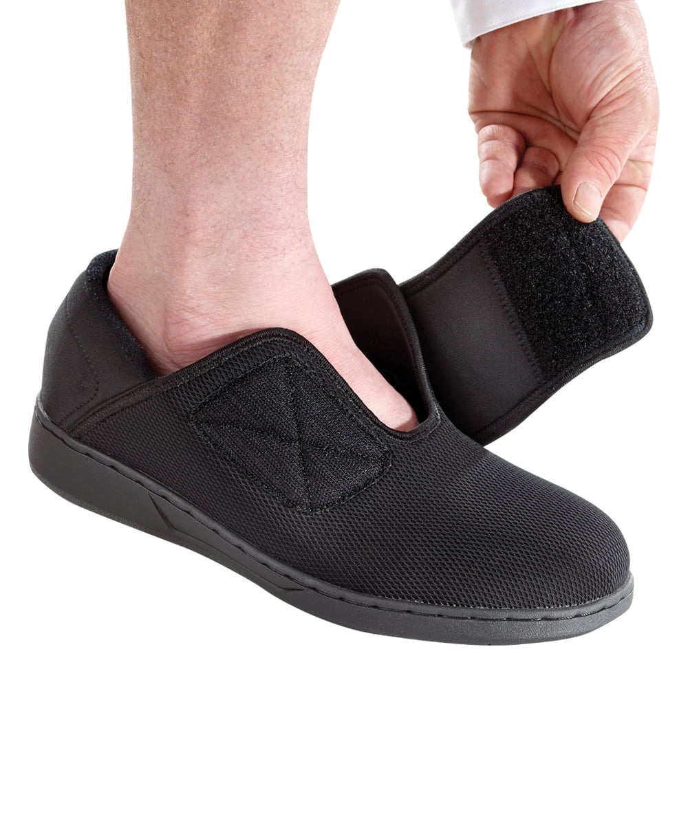 velcro shoes for swollen feet men's