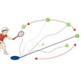 thumbnail image 3 of Conjunto De Entrenadores De Tenis, Trainer De Tenis De Un Tenis Portátil Rebounds Herramienta De Entrenamiento De Práctica De Pelota Para Principiantes, 3 of 7