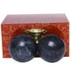 thumbnail image 1 of Pelotas de Ejercicio Chino BRABUD Gris Oscuro Sin Campanas para Aliviar el Estrés, 1 of 8
