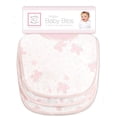 thumbnail image 3 of SwaddleDesigns Cotton Muslin Baby Bib Set - Butterflies and Posies - 3pk - Pastel Pink, 3 of 3