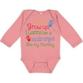 thumbnail image 3 of Inktastic Vascular Surgeon like Mommy Boys or Girls Long Sleeve Baby Bodysuit, 3 of 5
