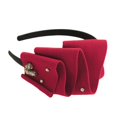 thumbnail image 2 of 1PC Elegant Multilayer Cloth Hair Acrylic Diamond Hair Clasp for Ladies Women Girls (Purplish Red), 2 of 3