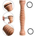 thumbnail image 2 of Rodillo masajeador de pies, rodillo de madera para pies, pie de acupresión para fascitis plantar, terapia de salud para aliviar el estrés (1 unidad), 2 of 5
