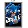 thumbnail image 3 of Sonic The Hedgehog 3 - Sonic Wall Poster, 14.725" x 22.375" Framed, 3 of 5