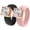 Black and Pink Rose Gold, variant on Rinfit Silicone Ring – 7mm Round Solitaire CZ - 2 Rings Set | U.S. Patented Design - GlowStone Collection