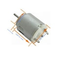 thumbnail image 2 of CHANCS Small DC Motor 3-6V 4000RPM for Model Toys Fan Motor Mini Electric Motor 2PCS, 2 of 7