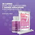 thumbnail image 7 of Seroflora Boric Acid Vaginal Suppositories for Women with Suppository Applicators - Boric Acid Pills Support Vaginal Odor Control - 30 Suppositories 7 Applicators, 7 of 7