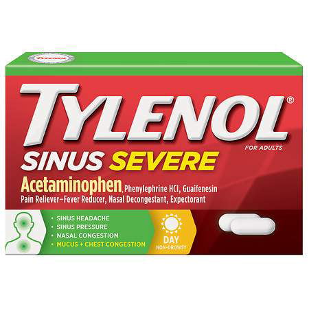 TYLENOL Sinus Congestion & Pain Severe Caplets 24.0 ea.(pack of