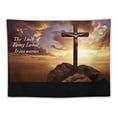 thumbnail image 5 of ONETECH  Lord's Prayer Wall Art Tapestry Inspiring Quote Wall Hanging Decoration | Our Father, who Art in Heaven, Hallowed be Thy Name. Thy Kingdom Come | Christian Family Home Decor Saying, 5 of 7