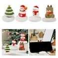 thumbnail image 2 of Christmas Phone Stand Rack Featuring Santa And Snowman Decorations For Festive Touch Adjustable Angles For Phone Size, 2 of 9