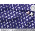thumbnail image 2 of Soimoi Polyester Crepe Fabric Floral Block Decor Fabric Printed Yard 52 Inch Wide, 2 of 3