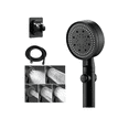thumbnail image 1 of Kit Regadera Tipo Telefono Ajustable 5 Modos Color Negro, 1 of 4