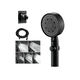 thumbnail image 1 of Kit Regadera Tipo Telefono Ajustable 5 Modos Color Negro, 1 of 4