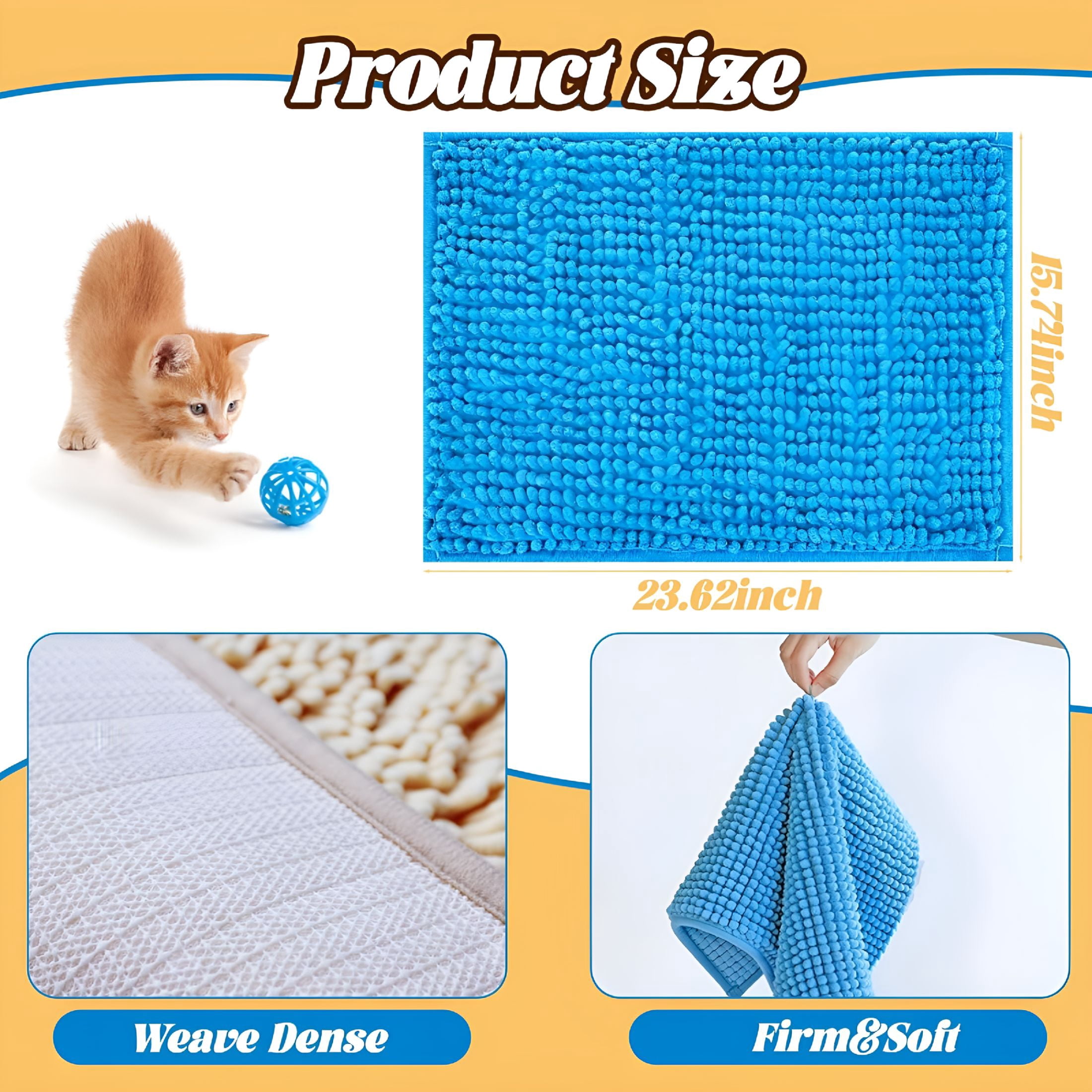 ACDANC 2026 New 6 Pcs Guinea Pig Fleece Cage Liners, 16 X 24 Inch Guinea Pig Bedding Mats Reusable Guinea Pig Pee Training Pads Rabbit Mat Washable for Small Animal Sleeping