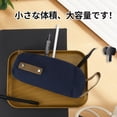 thumbnail image 2 of Unique Bargains Pen Case Canvas Pouch Simple Stationery Bag Dark Blue, 2 of 6