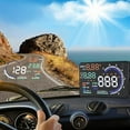 thumbnail image 5 of Pantalla para Coches OBD2, Dagood A8 Head-up Display 5.5 pulgadas, Velocímetro Digital Plug & Play MPH RPM, Advertencia de Sobrevelocidad, 5 of 5