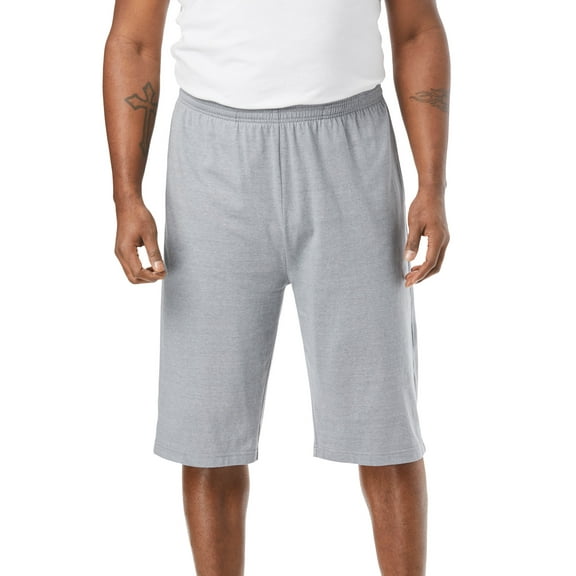 KingSize Men's Big & Tall Lightweight Longer Length Jersey Shorts