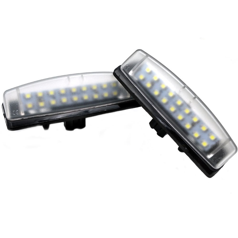 Nikauto 2Pcs 6000k 3528SMD LED License Plate Light for Toyota Camry Lexus