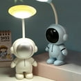 thumbnail image 6 of Small Night Lamp Cartoon Astronaut USB Rechargeable LED Table Night Light Eye Protection Desk Lamp Home Bedroom Lamp, 6 of 7